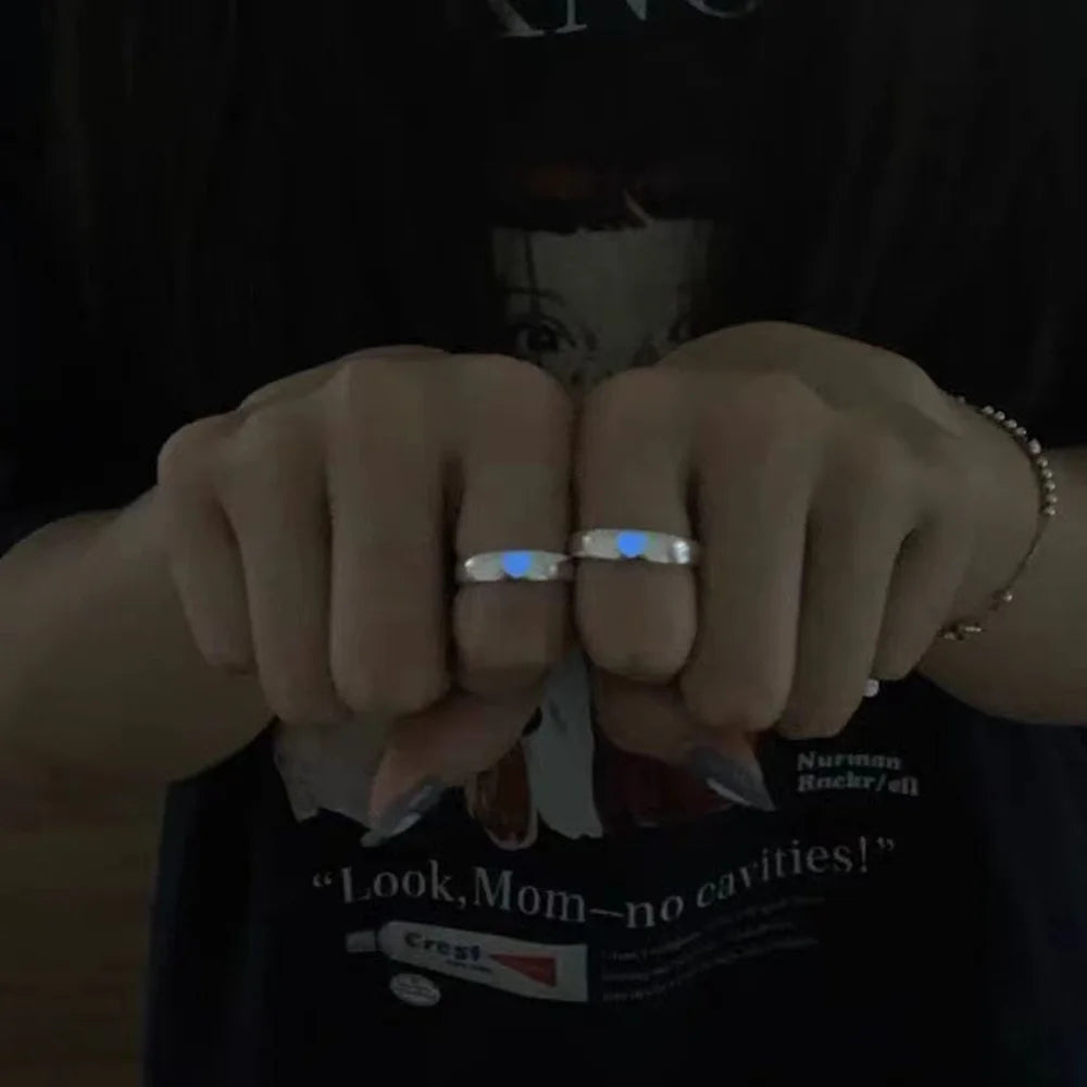 "Bae ILY" Ring Glow In Dark