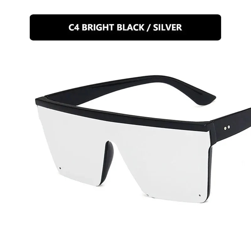 Flat Top Sunglasses - UV400