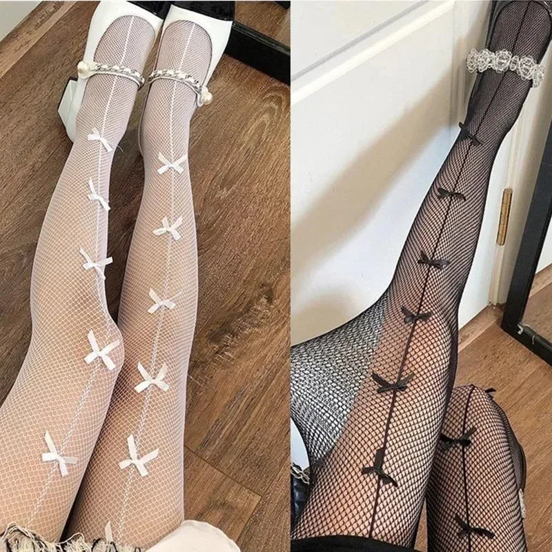 "Classic" Pantyhose with Bow-knot