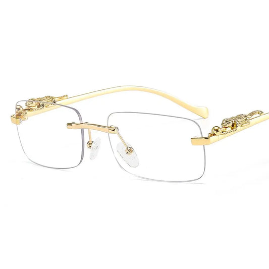 Square Rimless Sunglasses  UV400